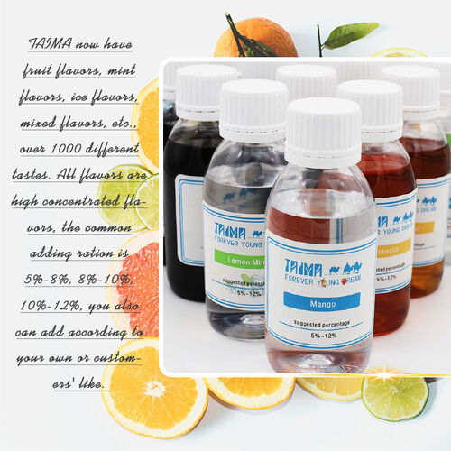 Regarding the characteristics of tobacco flavorings in e-cigarettes