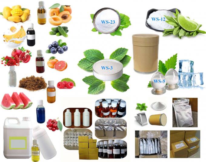 White Cooling Agent Powder WS-23 For Vape Liquid Aluminum Foil Bag Packaging 5