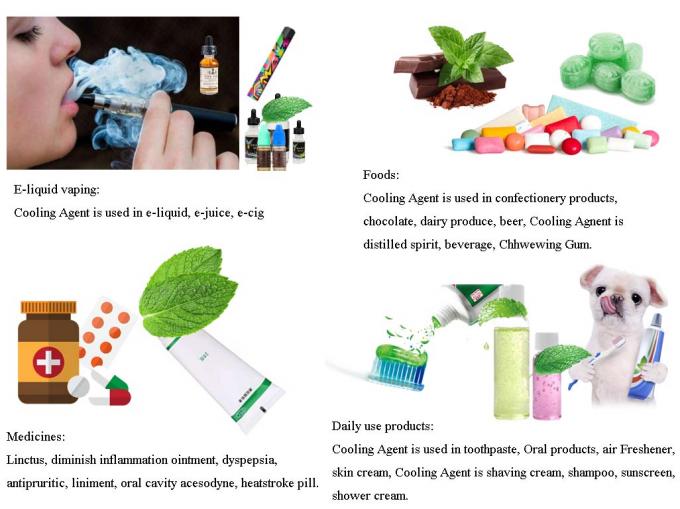 99% Edible Cooling Agent WS-23 CAS 68489-14-5 For Food Additive 1