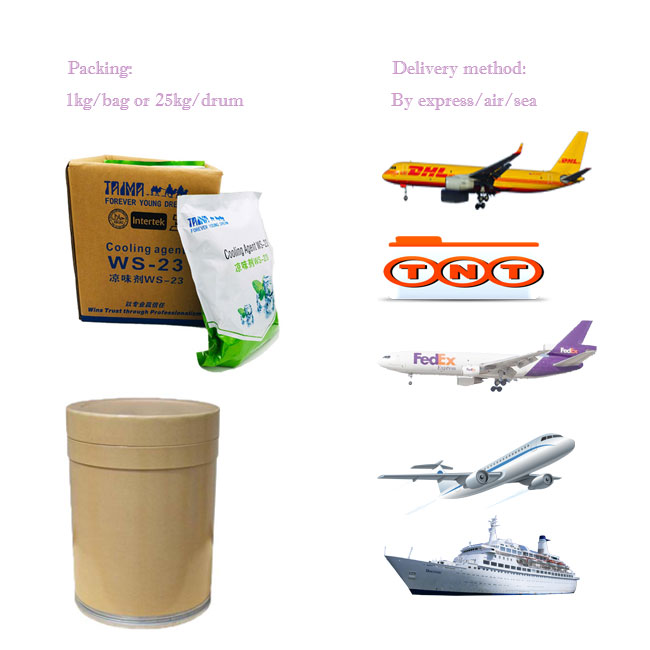Food Grade Koolada WS-5 99.9% Pure White Crystal Powder For Daily Products 0