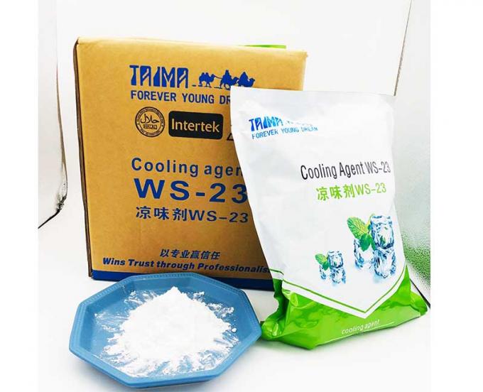 Food Grade WS-23 Cooling Agent Powder High Purity For E Cigarette Liquids 0