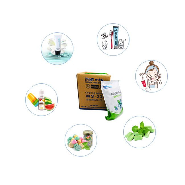Food Grade Cooling Agent WS12 99.9% Pure White Crystal Powder For Candy 1