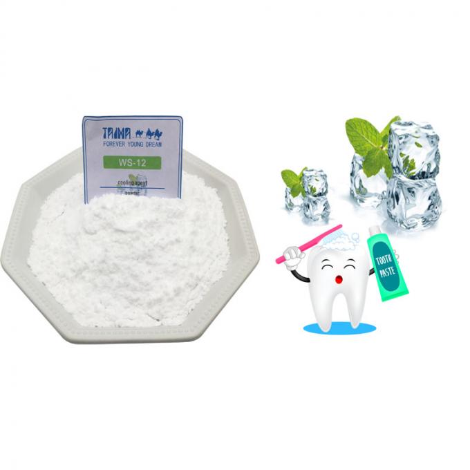 99% Purity WS-12 Cooling Agent Powder CAS NO. 68489-09-8 For Toothpaste 1
