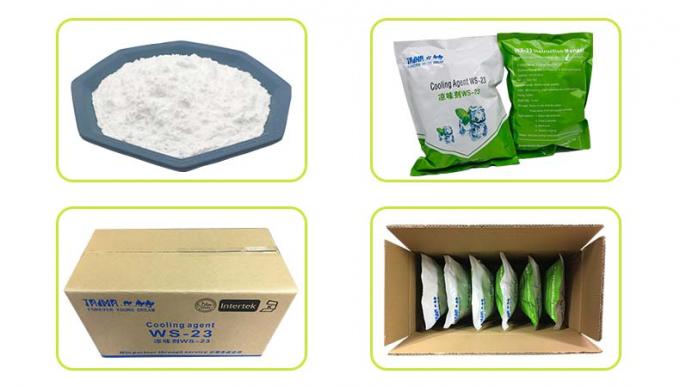 Menthol Crystal WS-23 Cooling Agent For Vape Juice And Mint Candy White Color 0