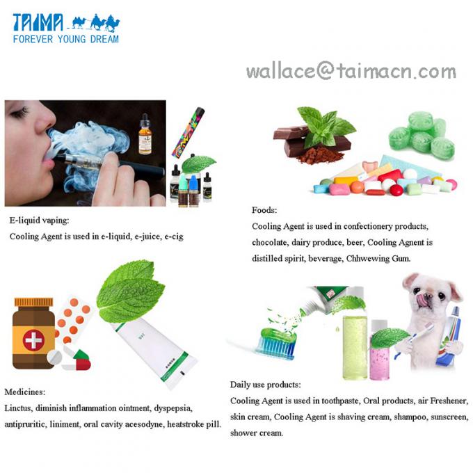 Liquid Koolada Ws-10 Cooling Agent 87061-04-9 Cooler Menthol Flavors Intertek Certificate 1
