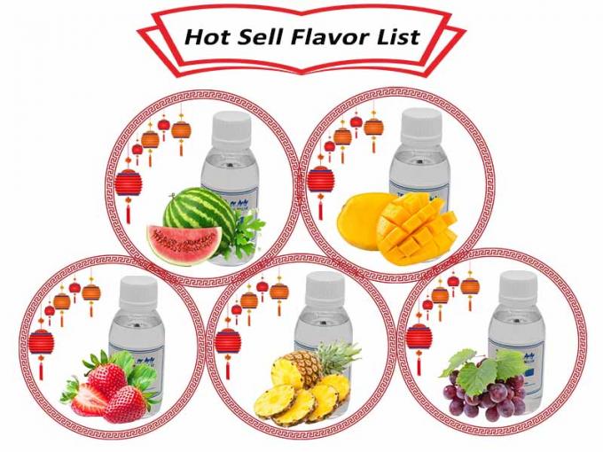 Concentrated Fruit E Smoking Flavor 99% Purity 125ml USP Grade COA / MSDS 0