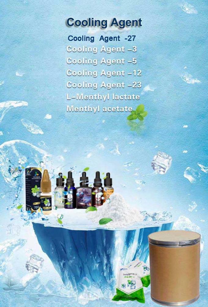 Ws 27 Cooling Agent Powder Menthol Food Additives For Icy Chocolate 99% Min Purity 0