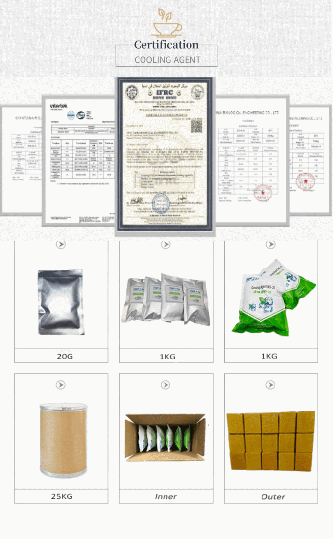 Food Grade CAS 51115-67-4 WS-23 Powdered Cooling Agent 3