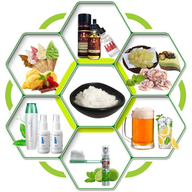 Food Grade Additive Cooling Agent WS-27 CAS NO.51115-70-9 For Eliquid 3