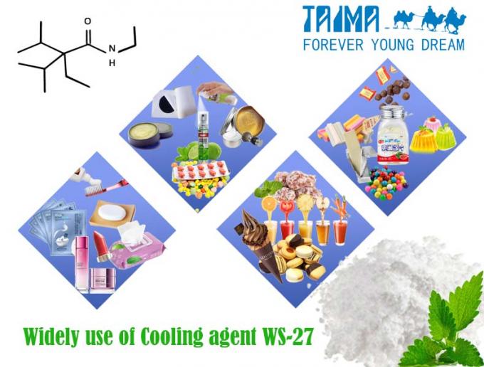 White Crystal Powder Food Additive Cooling Agent Ws-27 For Vape Juice 0