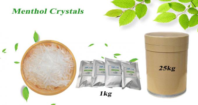 CAS 89-78-1 Menthol Crystals Food Grade Additives 0