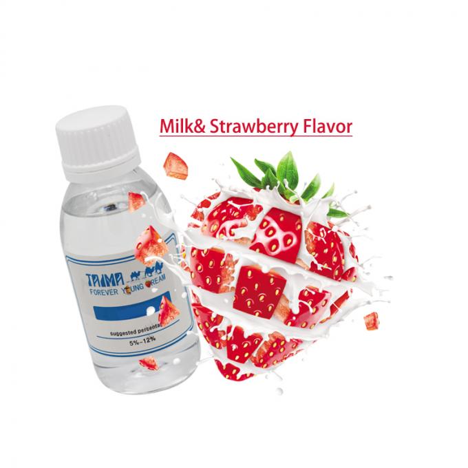 Colorless Concentrated Strawberry E Cigarette Liquid Flavors 0