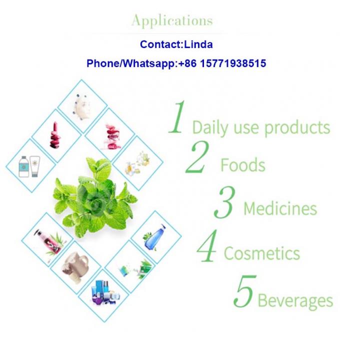 GMP White Prismatic Natural Menthol Crystals C10H20O 0