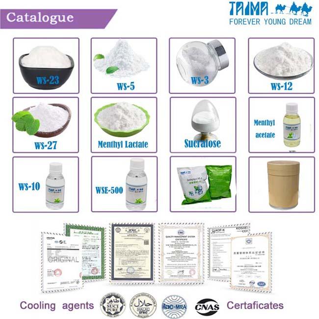 Oral Care 99.0% Purity Ws-23 Cooling Agent For Tablet Candy 1