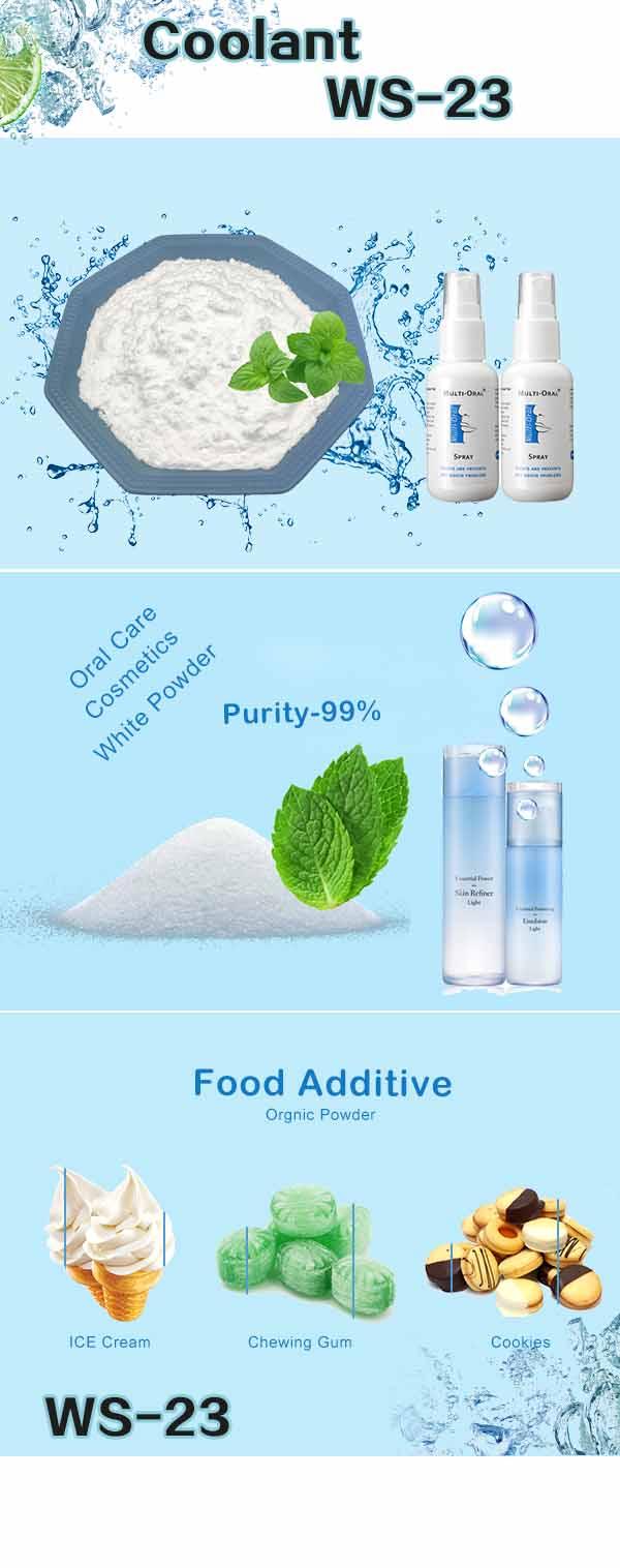 Non Peppermint Food Additives Cooling Agent Ws 23 For Fruit Candy 1