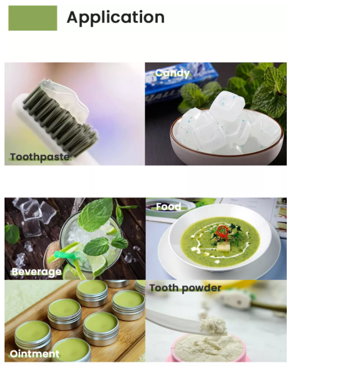 3ppm Colourless Crystals Menthol Cooling Agent Food Grade 99% DL CAS 89-78-1 1