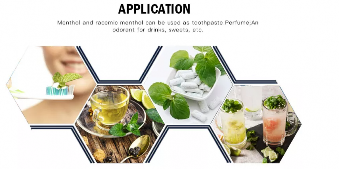 99% Food Grade Additives Cooling Menthol Powder Crystal 0