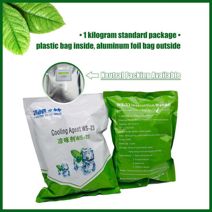 Food Grade Additives WS-23 Cooling Agent For Food And Drink Sensory Cooling 0