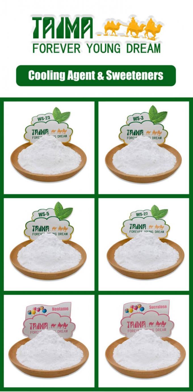 Pure Food Grade Additives WS-23 Cooling Agent Sensory Cooling Power 2