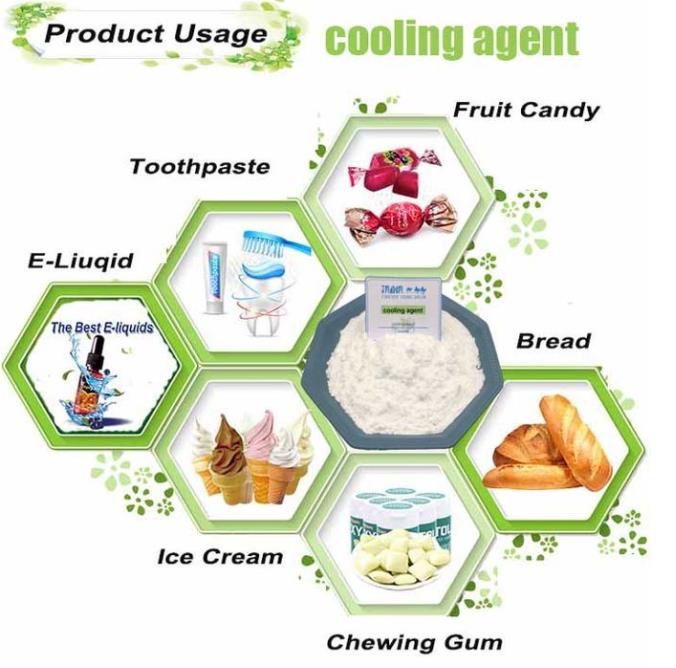 Taima 99% Purity White Crystalline Powder Cooling Agent WS23 CAS NO 51115-67-4 for Vape and Food Additives 5