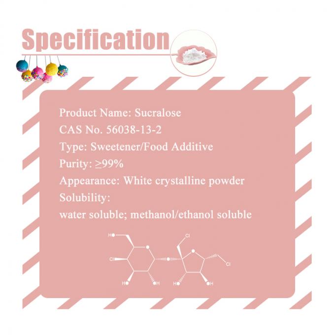 Factory Manufacture Food Grade Sucralose Sweetener Free Samples 5