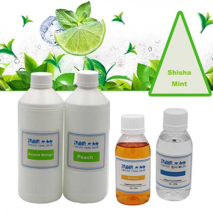 High Concentrate Mint Shisha Flavor Liquid For Hookah In 1 Liter Standard Package 0
