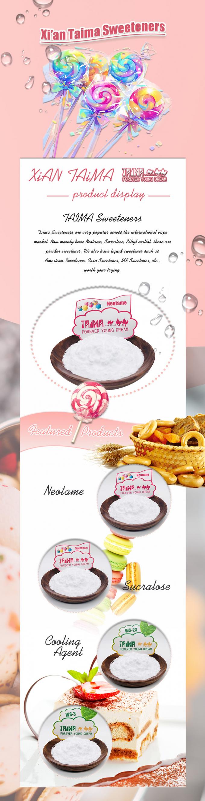 Neotame Artificial Sweetener Low Calorie Additive With Neotame Sample For Food Beverage 1
