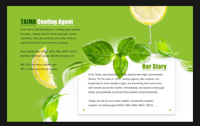 Food Additive Cooling Agent Ws-23 For E-juice Cooling 1