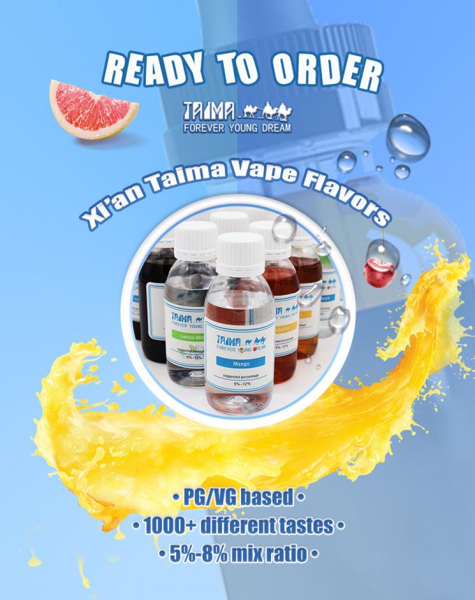 Hot Sell Fruit Concentrated Flavor Orange Aroma For PG/VG Liquid 1