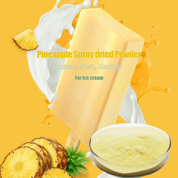 Dried Pineapple Powder Spray Drying Pink Powder for Bread and Beverage 2