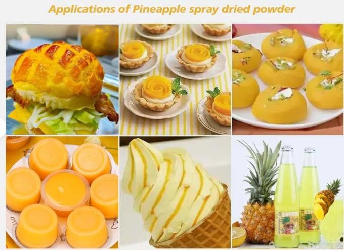 Dried Pineapple Powder Spray Drying Pink Powder for Bread and Beverage 1