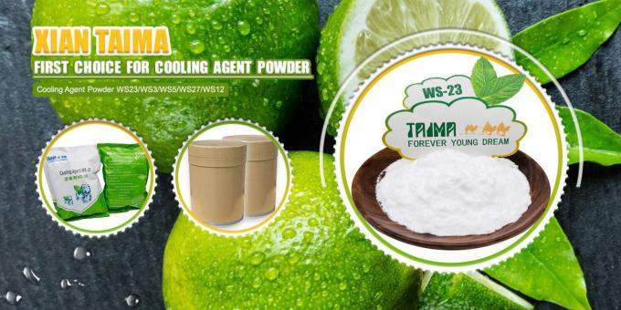 Slight Menthol Odor Ws23 Cooling Agent Coolant Additive White Crystal Powder 0