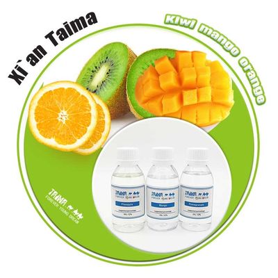 High Strong Kiwi Mango Orange Flavored Liquid Concentrate ISO Certified and Long Shelf Life for Ejuice Eliquid