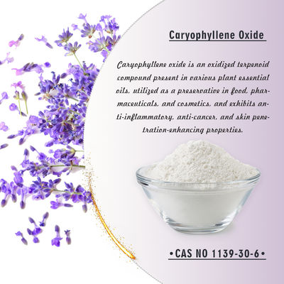 Wholesale 99% Purity Caryophyllene Oxide Powder with Antifungal Properties Neuroprotection and Insect Repellent CAS 1139-30-6