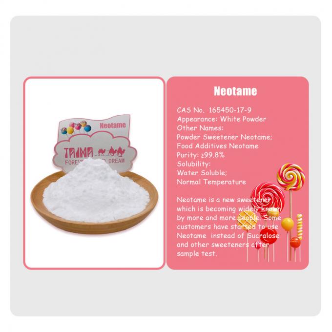Super Sweet Food Grade Neotame Sweetener For Vape / Beverages E-Liquids 0