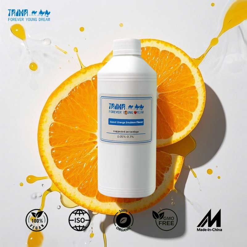 Water-Oil Compatible Sweet Orange Emulsion Flavor for Candy Creations Aromatic and Delightful