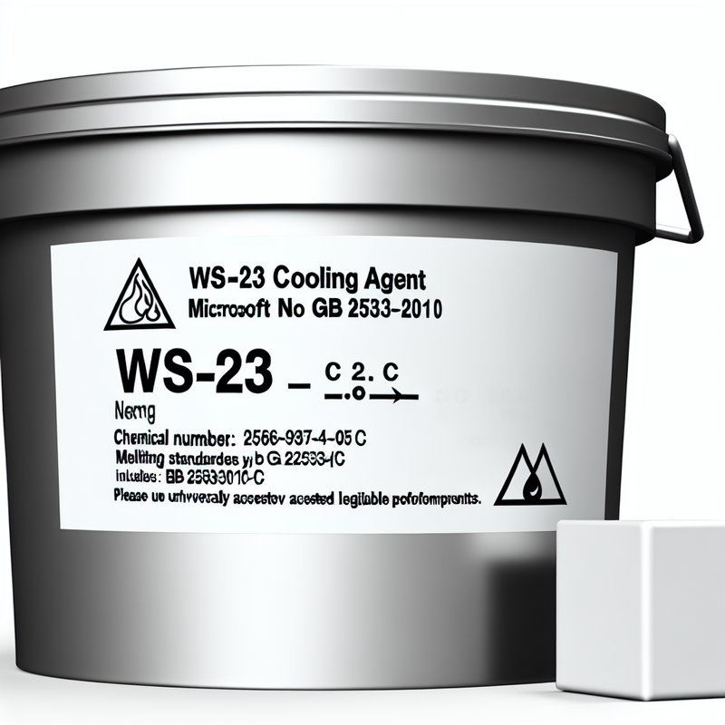 GB No GB 25593-2010 WS-23 Cooling Agent Einecs No 256-974-4 Melting Point -9.5°C for Cooling Performance