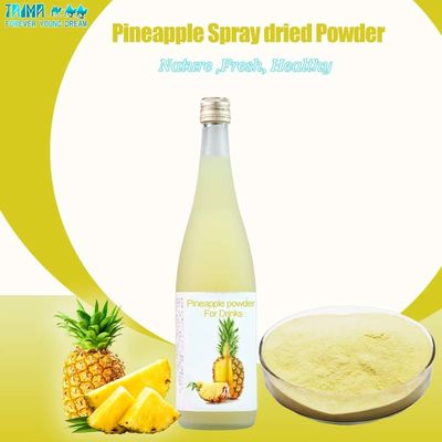China Dried Pineapple Powder Spray Drying Pink Powder for Bread and Beverage