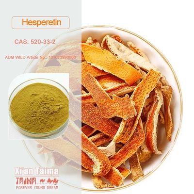 China 98% Hesperetinp Powder Cas 520-33-2 Hesperetin Extracted From Dried Orange Peel