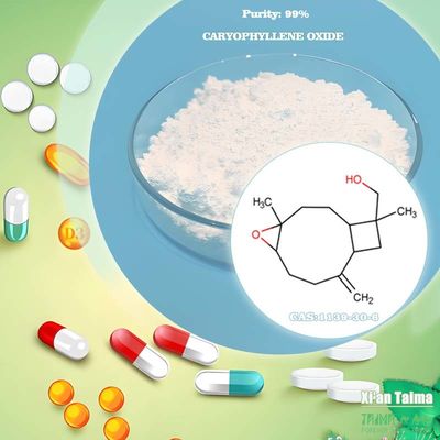 China 99% Pure Caryophyllene Oxide White Powder Soluble in Water for Flavor &amp; Fragrance and Cooling Agent Applications