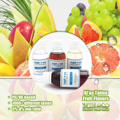 China Premium E Cigarette Liquid Flavors with Mixed Ratio 5%-12% and Fema No: 2721-22-4 in Brown Color