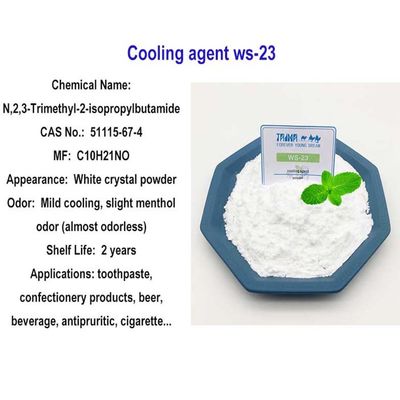 buy Powdered Ws23 Cooling Agent High Purity For E Liquid / Mint Candy  Dry Place Storage online manufacturer