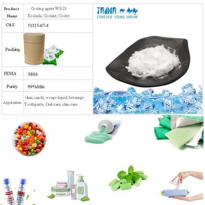 China Toothpaste Minty WS-23 Cooling Agent Powder For Oral Care