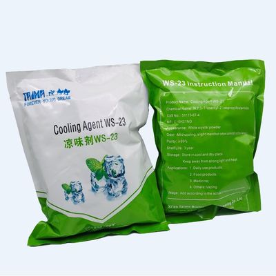 buy PG VG Soluble Food Additives WS-23 Cooling Agent For Facial Cleanser online manufacturer